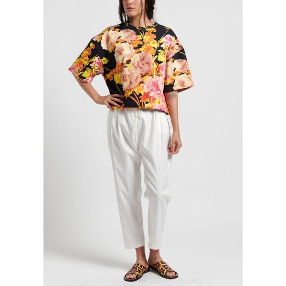 Dries Van Noten Helovi Print Sweatshirt in Multicolour, size Medium (fits M-XL) - Picture 3 of 9